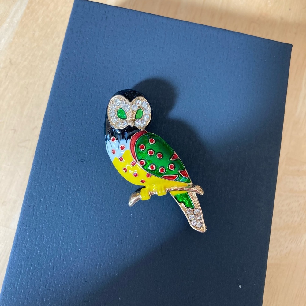 Brooch. OWL. NEW. BEAUTIFUL - Picture 7 of 16